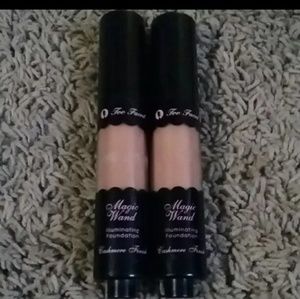 2 New Too Faced Magic Wand Foundation Miami Tan